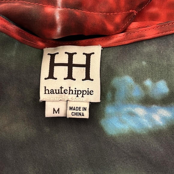 HAUTE HIPPIE tie-dye blouse - Picture 5 of 10
